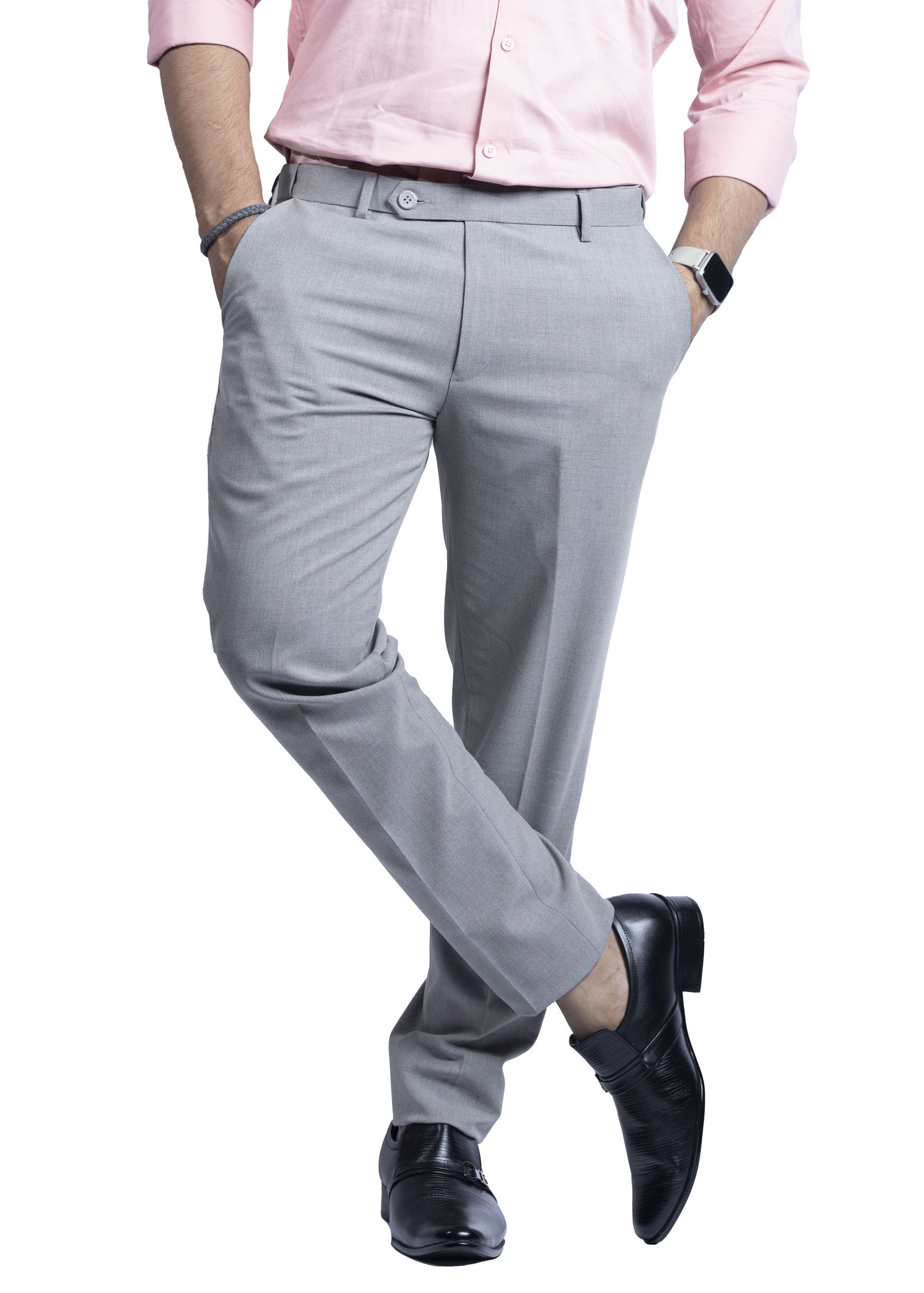 Womens Active Lite Golf Trousers- Khaki Cream (Flexi-Waist) - styzen.in