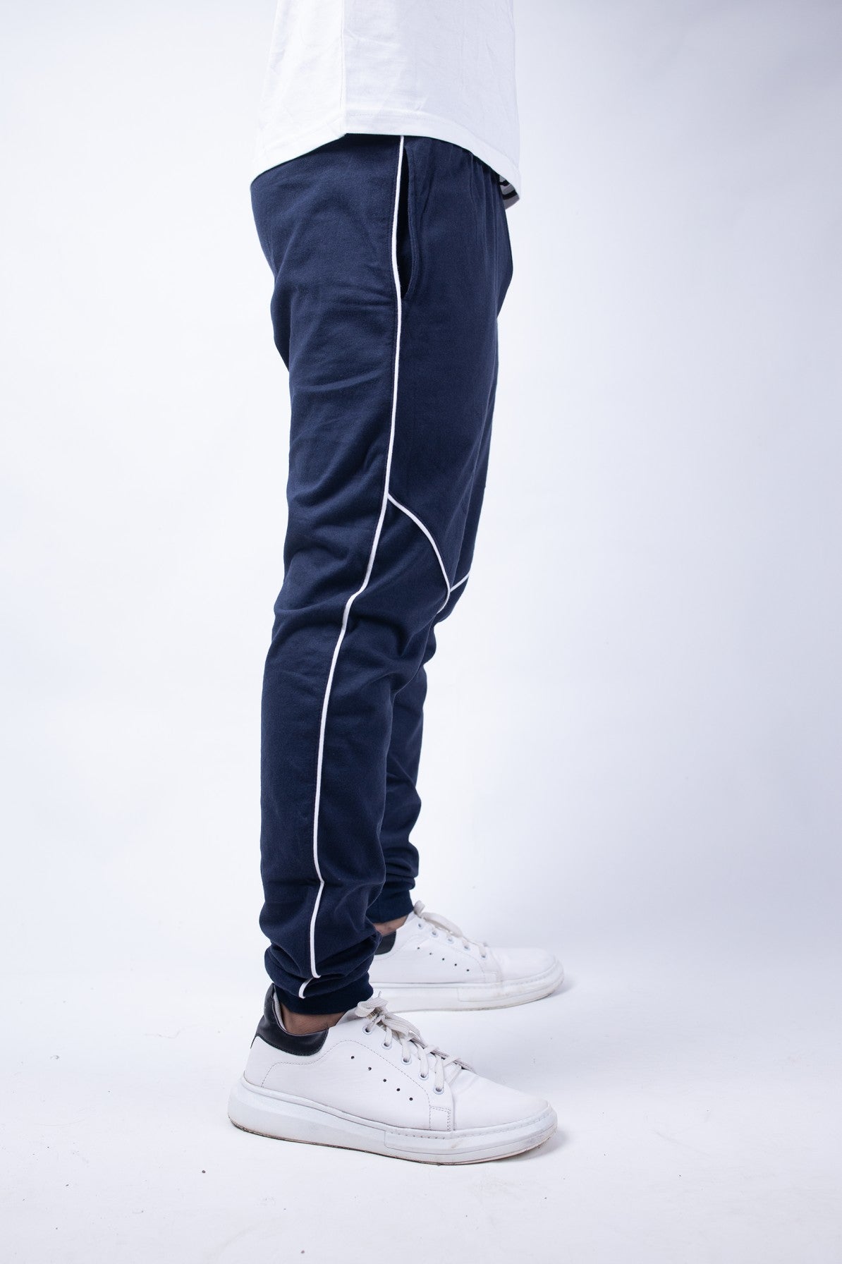 Underline Cotton Joggers - Muffynn    