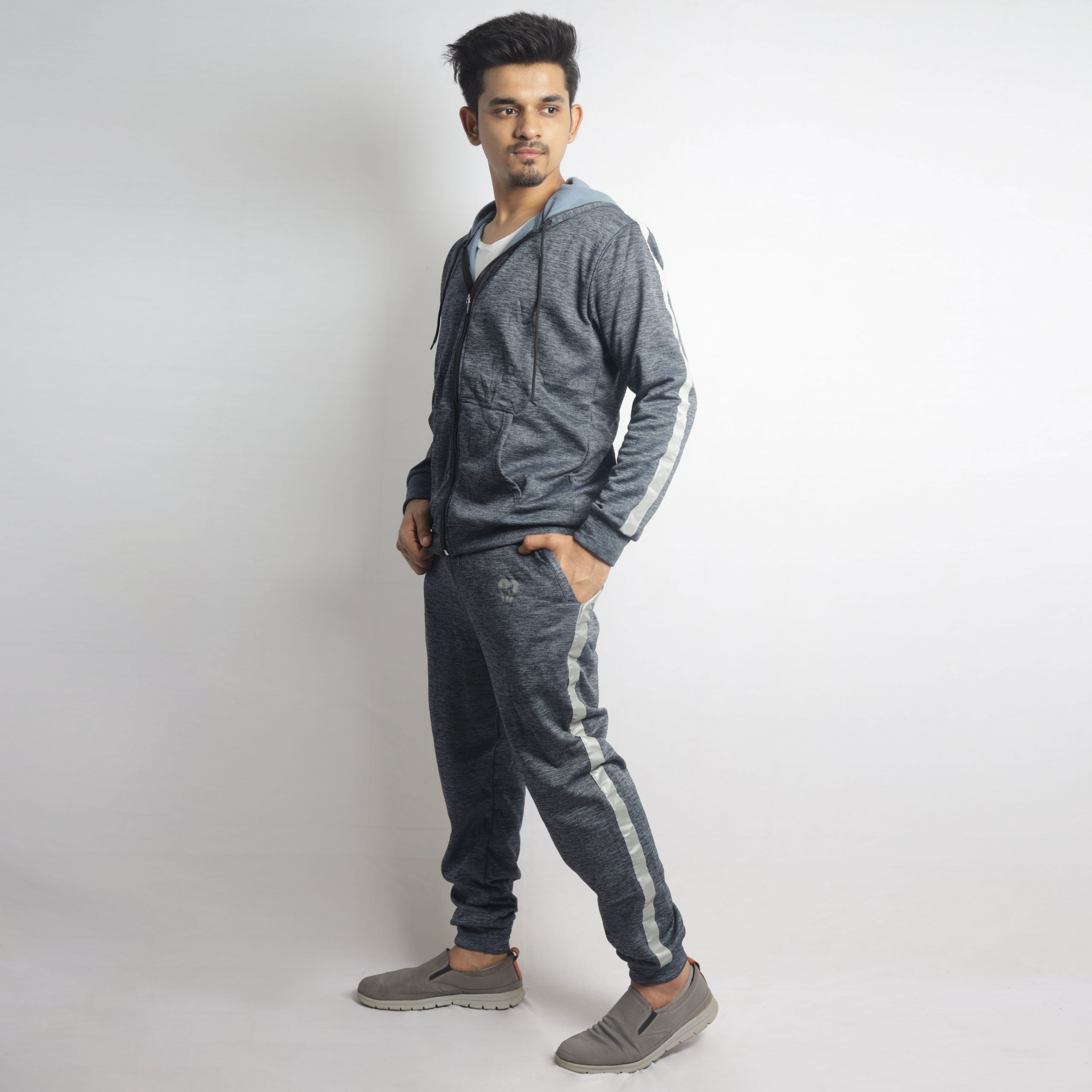 Reflective Fleece Unisex Joggers - Muffynn    