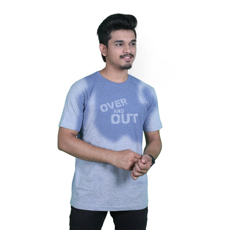 Over & Out Sweat Half Sleeve T-Shirt - Muffynn    